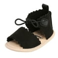 thumbnail image 1 of FDDMis Baby Shoes 12-18 Months Baby Size 3 White Baby Ballerina Shoes for Girls 4-6 Girls Size 10 Shoes Boys Shoes Size Little Kid Fancy Shoes, Black 12-18 Months, 1 of 8