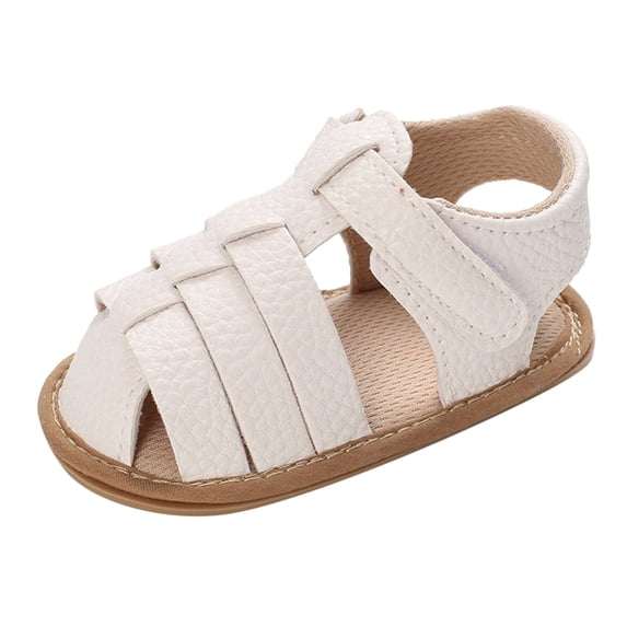 FDDMis Baby Shoes Boys Size 4 Shoes School Shoes for Boys Walking Shoes Baby Black Toddler Girl Shoes Girls Shoes Size 9 Little Girls Black Shoes, White 0-6 Months