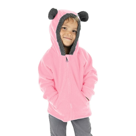 FDDMis Baby Winter Jacket 12-18 Months Little Girl Jacket Ski Jacket Boys Bear Suit 3t Girls Clothes New Born Boy Clothes Baby Boys Clothes 6-9 Months, Pink 3-4 Years