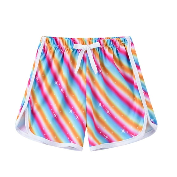 FDDMis Basketball Compression Shorts Basketball Shorts Girls Plus Size Skinny Jeans White Workout Shorts 10-12 Training Shorts 7-8 Girls Clothes, Pink 7 Years