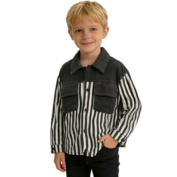 FDDMis Big Boys Long Sleeve Shirts White Long Boys Golf Shirts Boys Size 8 Clothes Y2k 2t Clothes Boys Baby Boy Clothes 3 Year Old Boy 18 Months Boy Baby 12-18 Months