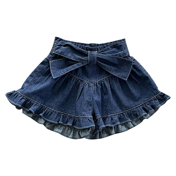 FDDMis Biker Shorts for Girls Dress Shorts Jeans Para Hombre Blue Biker Short Basketball Shorts Long Shorts Girl Shorts Size 10-12 Volleyball Shorts, Dark Blue 12-18 Months