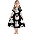 thumbnail image 1 of FDDMis Black Hooded Dress Pumpkin Dress Baby Girl Long Black Gothic Dress Toddler Girl Clothes 3t Youth Clothing Boys Cute Clothes for Girls 9-10, White 12-13 Years, 1 of 7