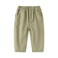 thumbnail image 1 of FDDMis Black Sweatpants White Wide Leg Pants Boot Cut Yoga Pants Toddler Clothes for Boys Clothes 4-6 Baby Boys 12-18 Months Clothes 10 Year Olds, Green 5-6 Years, 1 of 7