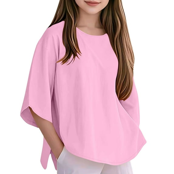 FDDMis Boys Long Sleeve Shirt Boys Shirts Size 8 Red Plaid Shirt Pink Girls Sweatshirt Girls Birthday Gifts Age 8-10 Baby Shower Gifts for Boys Top, Pink 9-10 Years