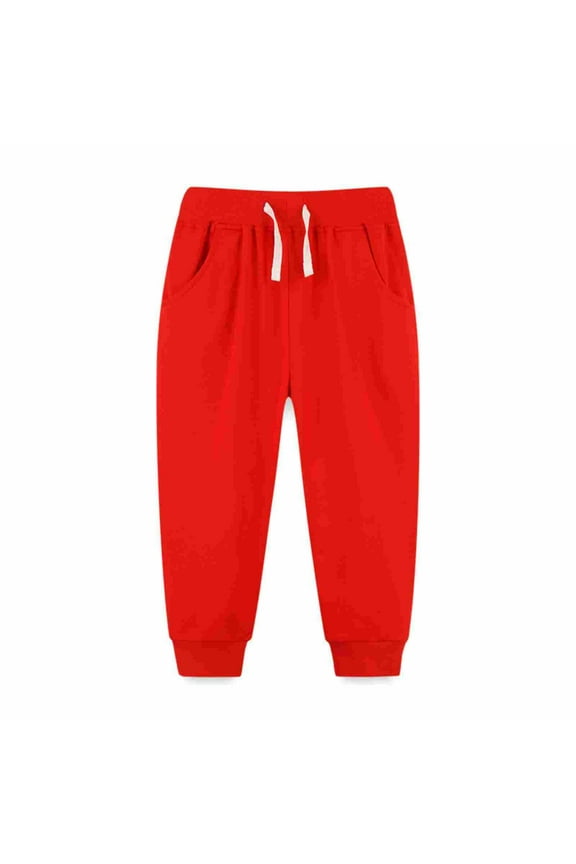 Boys Red Pants Pantaloncillos De Hombres Baby Thermal Pants Sweat Pants Kids Girls Trousers Girls Clothes 12-18 Months Boy Clothes Size 8 Cool