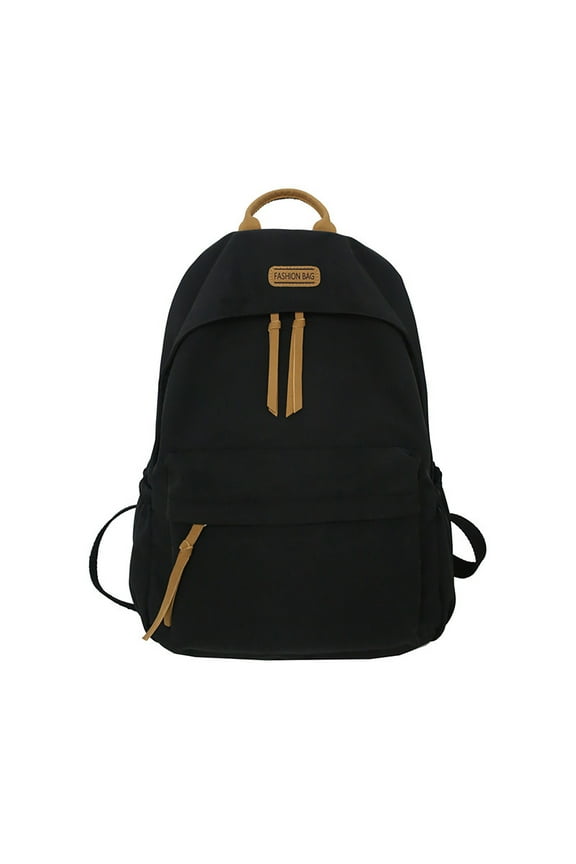 Casual Daypack Backpacks Backpack Lunch Bag for Women Travel Backpack Personal Item Size 15 Inch Backpack Best Travel Bag Carry Bags for Bags, Black One Size