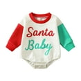 thumbnail image 1 of FDDMis Christmas Outfit for Baby Boy Boys Christmas Christmas Boy Outfit Boys' Overalls Baby Clothes for Girls 3-6 Months Boy Clothes Soccer Clothes, White 12-18 Months, 1 of 7