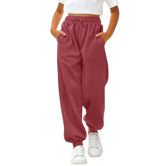 FDDMis Christmas Pants Girls Football Pants Youth Boys Blue Uniform Pants Boys New Born Pants Baby Boy Kids Black Pants Gifts for Students Teen