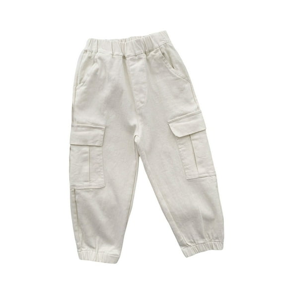FDDMis Christmas Pj Pants Boys Toddler Girl Pants 4t Boys Sweatpants Open Bottom Rubber Training Pants for Toddlers White Pants Kids Baby Boy Clothes