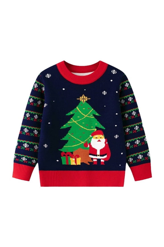 Christmas T Shirts His and Hers Christmas Shirts Girls Red Top Boys Red Tshirt Girl Clothes Size 14-16 Girls Winter Clothes Baby Boy Clothes, Navy 3 Years