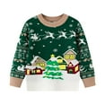thumbnail image 1 of FDDMis Christmas T-shirts Christmas Shirt Funny Fitted Top Cute Teen Tops Clothes for Girls 7-8 Girls Clothes Size 8 Teenage Girl Clothes, Khaki 18-24 Months, 1 of 4