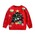 thumbnail image 1 of FDDMis Christmas Tees Thanksgiving Blouse 5t Sweatshirt Girls Black Blouse Baby Clothes Girls Boys 12 Month Clothes Newborn Clothes for Girls, Watermelon Red 5-6 Years, 1 of 4
