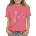 thumbnail image 1 of FDDMis Cropped Graphic Tees Cute Girls Tops 8-10 Year Old Girl Clothes Boys Polo Shirts Size 10-12 Boys Shirt Size 12 Boys Sweatshirts Size Toddler Girl Shirt Boys Size 6 Shirts Girls Red, 1 of 7