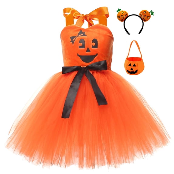 FDDMis Dress Up Trunk Black Dresses for Girls 4t Dress Champagne Flower Girl Dress Trending Gifts Thanksgiving Gifts for Adults Bulk Gift Toddler Boy, Orange 8-9 Years