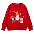 thumbnail image 1 of FDDMis Family Christmas T Shirts Boys Christmas Sweatshirt Boys Long Sleeve Tshirts Orange Tshirt Kids Boy Clothes Size 7 Baby Clothes Boy for Baby, Red 9-10 Years, 1 of 6