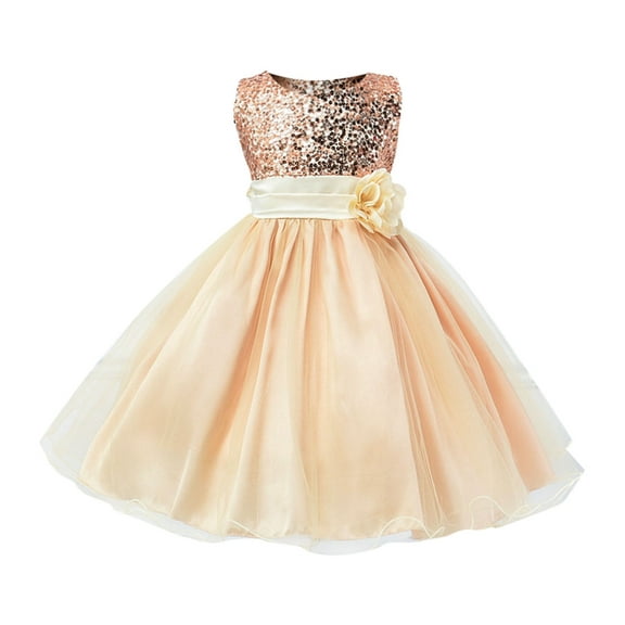 FDDMis Girls Christmas Dress White Outfit Girls Holiday Dress Size 8 Cream Toddler Dress Best Baby Gifts 8 Year Old Girl Gifts 7 Year for Your Mom, Yellow 6-7 Years