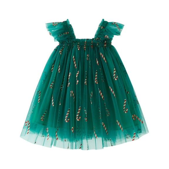 FDDMis Girls Christmas Dresses Size 6 Butterfly Dress Kids Dress Up Dance Clothes Boys Baptism Outfit Toddler Girls Outfit Thanksgiving Outfits, 18-24 Months