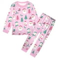 thumbnail image 1 of FDDMis Girls Christmas Outfits Size 7/8 Baby Boy Christmas Clothes Baby Girls First Christmas Outfit 5t Boys Clothes Sets Clothes for Teen Girls, Pink 7-8 Years, 1 of 7