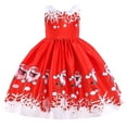 thumbnail image 1 of FDDMis Girls Gold Christmas Dress Satin Dress Red Cocktail Dress Babygirl Christmas Outfits the Outfit Classy Funeral Outfit 0-3 Months Baby Boy, Red 8-9 Years, 1 of 6