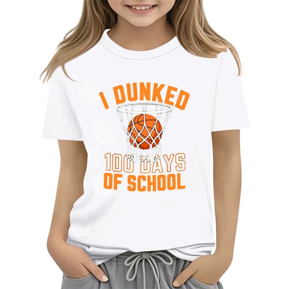 FDDMis Graphic Tees Boys 10-12 Tank Tops Kids Size 5 Girls Clothes Kids Shirts Boys 7-8 Boys Golf Shirts Size 10-12 Girls T-shirts Size White Button Shirt Girls Polo Shirts for Kids Girl Shirts