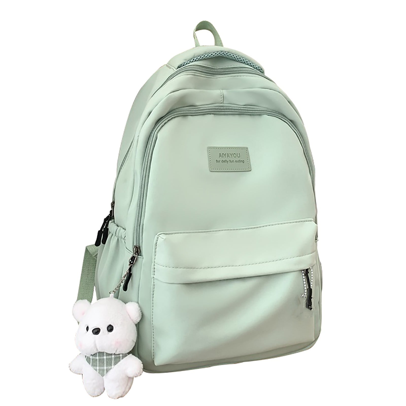 FDDMis Heavy Duty Backpack Traveling Backpack for Women Laptop Backpack Antitheft Backpack Travel Back Packs for Men Cute Bags Work Bag, Green One Size