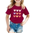 thumbnail image 1 of FDDMis Junior Tops for Teen Girls Kids Black Tshirt Junior Red Shirt Clothes for Clothes Girls 10-12 Baby Warm Clothes, 10-11 Years, 1 of 8