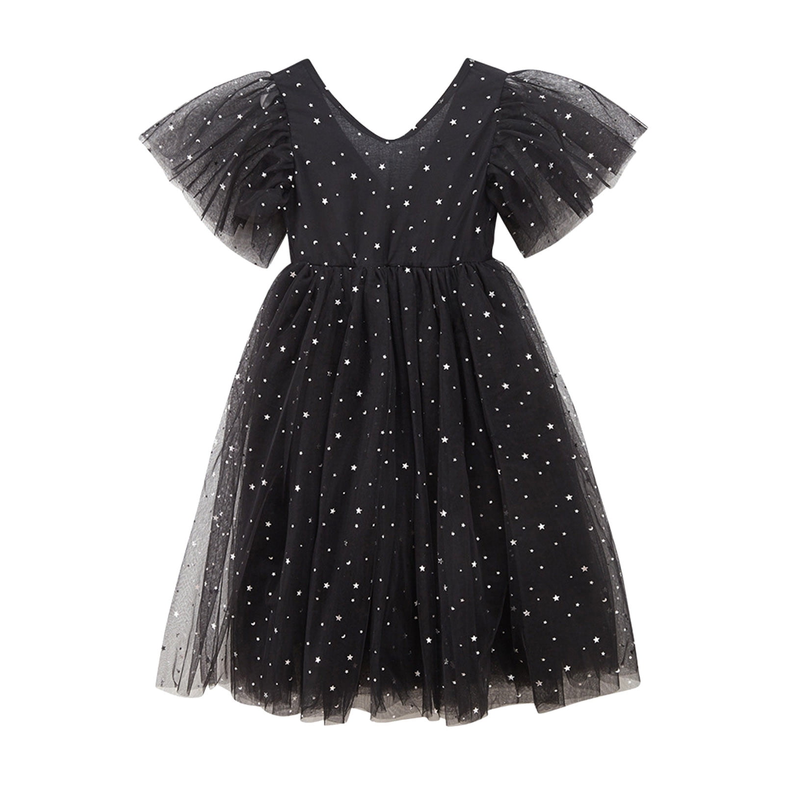 FDDMis Kids Christmas Dress Girls Pageant Dress Christmas Outfits for Baby Girls Little Sister Outfit Girls Gift Gifts for Boys 2t Girl Clothes Baby, Black 10-11 Years