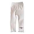 thumbnail image 1 of FDDMis Legging Set Dress Leggings Tan Tights Girls Clothes 10/12 Boys Size 8 Sweatpants Boys Pants Size 10 Soccer Clothes Small Gifts for Kids, White 7-8 Years, 1 of 5