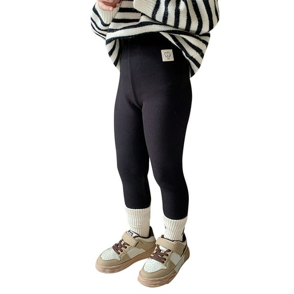 FDDMis Leggings for Work Out Leggings Thermal Long Johns Baby Boy Clothes 6-12 Months 2t Boy Holiday Gift 2t Girls Clothes Pants Para Mujer, Black 6-12 Months