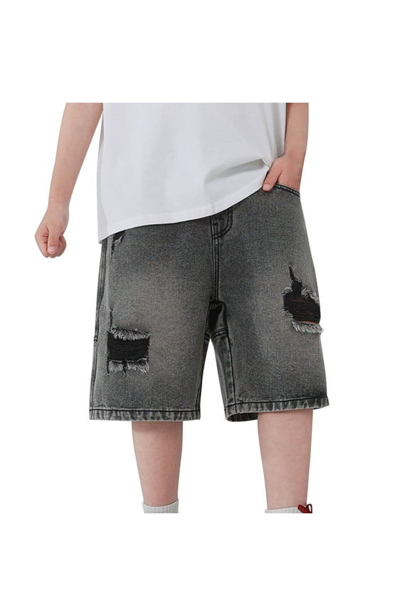 Long Jeans Low Rise Wide Leg Jeans Baggy Black Jeans 4t Boys Pants Kids Sweatpants Kid Clothes Toddler Clothes for Boys 4t Clothes Preppy, Black 4-5 Years