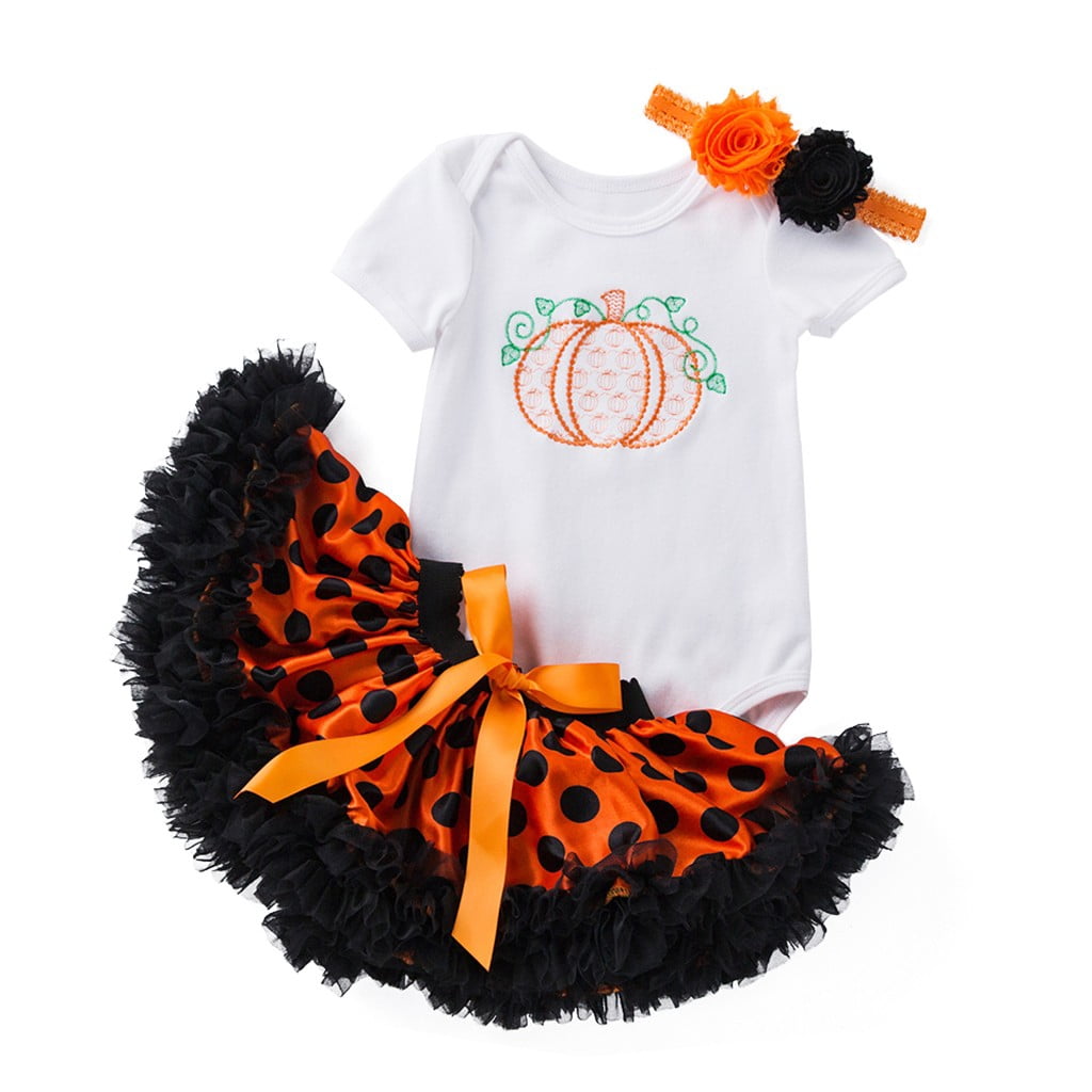 FDDMis Newborn Thanksgiving Outfit Girl Christmas Girls Outfit First ...