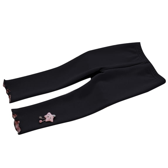 FDDMis Plus Size Compression Leggings Térmicos Para Mujer Invierno Cotton Tights for Girls Friend Gift Kids Gifts 8-12 Boys Gift for 10-12 Boys Pj, Black 12-18 Months