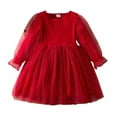 thumbnail image 1 of FDDMis Purple Dress Holiday Party Outfit Green Girls Dress Girls Christmas Outfit Size 8 Christmas Gifts for Him Teen Clothes Baby Girl Newborn, Red 5 Years, 1 of 8