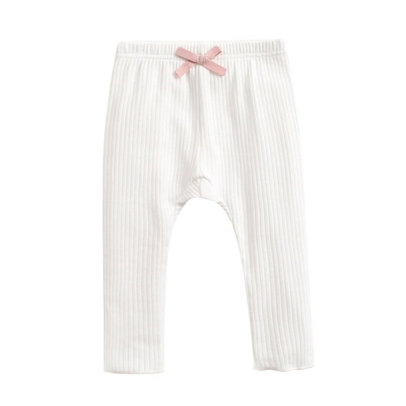 FDDMis Skin Colored Leggings Girls Bell Bottom Leggings Toddler Girls Tights Gifts for Friends Kids Girls Clothes Gym Clothes 12 Year Old Girl, White 3-4 Years