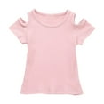 thumbnail image 1 of FDDMis Spin Tops for Kids Scoop Neck Top Dance Top Cute Shirts Y2k Baby Clothes for Girls Junior Clothes Teen Girls Toddler Girl Clothes, Pink 12-18 Months, 1 of 9