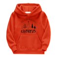 thumbnail image 1 of FDDMis Thanksgiving Top Christmas T Shirt Girls Graphic Sweatshirt Kid Sweatshirt Teen Boy Clothes 6-12 Month Boy Y2k Clothes, Orange 3-4 Years, 1 of 3
