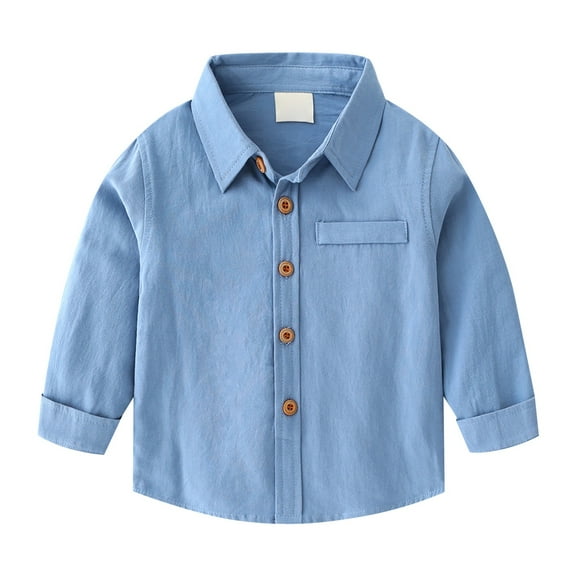 FDDMis Toddler Boy Christmas Shirt White Undershirt Boys Christmas Button Down Shirt Sweatshirts Kids Birthday Gifts for 10 Year Old Girls Size 8, Blue 12-18 Months