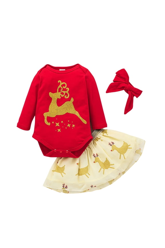 Toddler Christmas Outfit 12 Month Boy Christmas Boy Girls Winter Outfits Baby Clothes Unisex 2t Winter Clothes Girl Boys Dress Clothes, Red 0-3 Months
