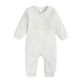 thumbnail image 1 of FDDMis Toddler Dance Leotards Bodysuit Long Sleeve Gifts for 3 Month Old Girl Girls White Leotard Side Snap Onesies Baby Boy Sweatsuit for Boys 10-12 Little Girls Sweatsuit Girls Jumpsuit Size, 1 of 7