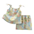thumbnail image 1 of FDDMis Toddler Girl Clothing Set 2t Girls Matching Outfits 5 T Girls Outfits Girls Athletic Tops and Gym Shorts 3 to 6 Month Baby Girl Clothes, Pink 7-8 Years, 1 of 9