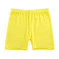 thumbnail image 1 of FDDMis Toddler Girl Shorts Girls Bike Shorts Plus Size Wide Leg Jeans Girls 7/8 Clothes Wide Jeans Kids Clothes Girls Size 6-7 5 Inch Shorts Baby, Yellow 8-9 Years, 1 of 3