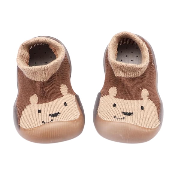 FDDMis Toddler Tap Shoes 6c Boys Shoes for Toddlers Play Shoes 1-3 Baby Boy Shoes Size 5 Baby Sock Shoes 6-12 Months Shoes 2 Year Old Girls, Coffee 15-18 Months