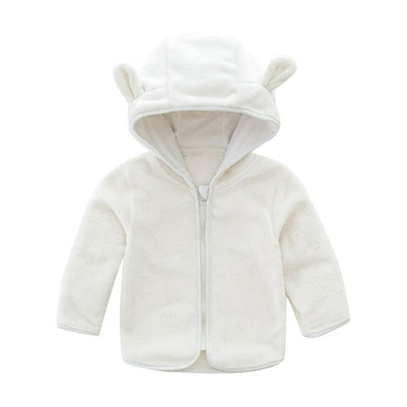 FDDMis Varsity Jacket Kids 18 Month Boy Jacket Girls' Fleece Jackets & Coats Toddler Girl Shirt Boy Newborn Clothes Girls Newborn Girl Clothes 10-12, White 12-18 Months