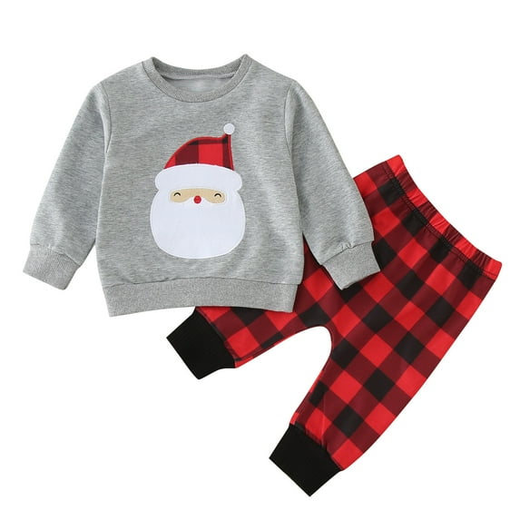 FDDMis White Outfit for Baby Boy Cute Toddler Girl Outfits Toddler Clothing Set for Girls Toddler Clothing 3t Toddler Lounge Set Top Christmas Gifts