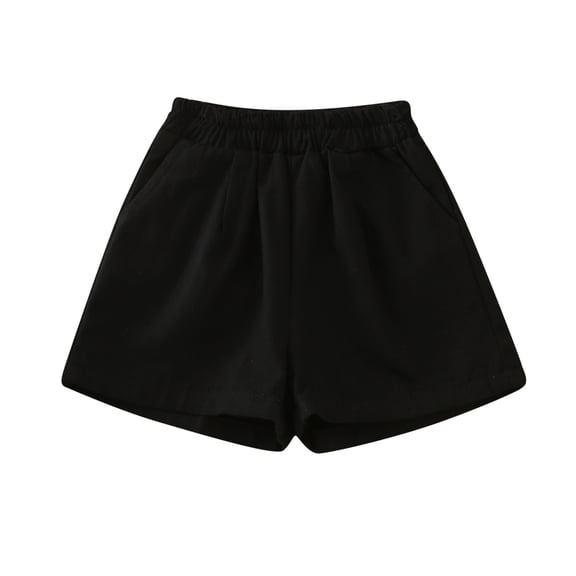 FDDMis White Shorts Sweatshorts Flare Jeans for Girls 10-12 Butterfly Shorts Girls 8-10 Grey Sweat Shorts Youth Volleyball Shorts Baby Girls Clothes, Black 2-3 Years