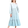 thumbnail image 1 of FDDMis Winter Dresses Black Long Sleeve Dress Party Dress Fall Maxi Dress Girls Dresses Size 14-16 Black Tie Dress 1 Year Old Girl Clothes, White 10-11 Years, 1 of 7