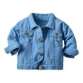 thumbnail image 1 of FDDMis Winter Jacket for Kids Boys Winter Jackets 5t Boys Coat Long Sleeve Shirts Toddler Girl Size 4t Boys Clothes for 2 Year Old Girl Toddler, Blue 4-5 Years, 1 of 7