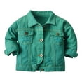 thumbnail image 1 of FDDMis Winter Jacket for Kids Boys Winter Jackets 5t Boys Coat Long Sleeve Shirts Toddler Girl Size 4t Boys Clothes for 2 Year Old Girl Toddler, Green 18-24 Months, 1 of 7