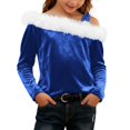 thumbnail image 1 of FDDMis Youth Graphic Tees Girls Long Sleeve Tops Size 14-16 Oxford Shirt Plaid Shirts for Girls Shirts 14 Year Old Girl Clothes Trendy Clothes, 1 of 5